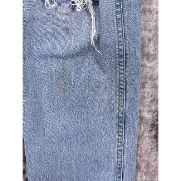 Abercrombie & Fitch Jeans 29 / 8 Womens Curve Love 90s Straight Distressed - Picture 6 of 8